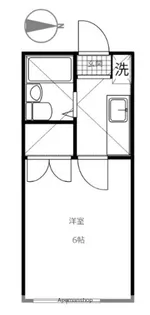 福住プラザ【201号室】の間取り