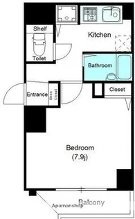 エルニシア亀戸【5階】の間取り
