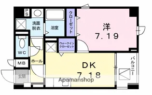 シャインツリー両国【6階】の間取り