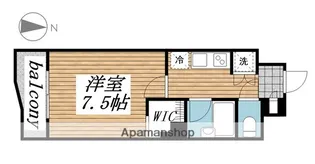 プロフ小石川後楽園【4階】の間取り