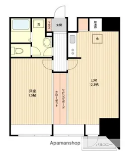 ビューテラス向丘【7階】の間取り