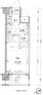 エグゼ浅草【2階】の間取り