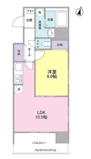 ラークガーデン木場【605号室】の間取り