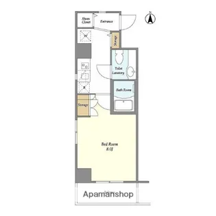 エコロジー木場レジデンス【2階】の間取り