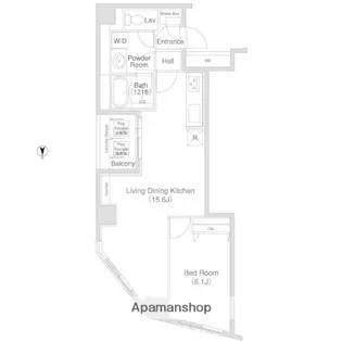 コンフォリア銀座EAST【12階】の間取り
