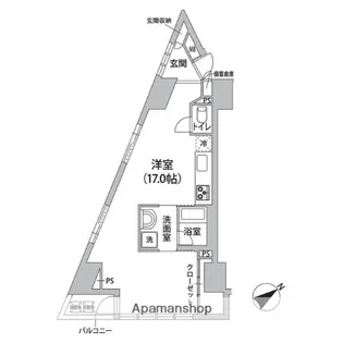 ロリエ銀座【14階】の間取り