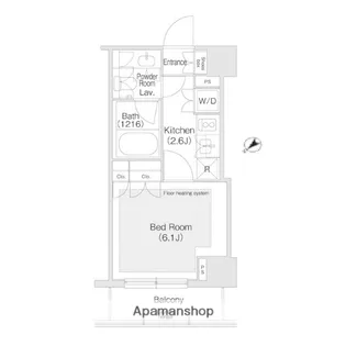 コンフォリア日本橋人形町イースト【10階】の間取り