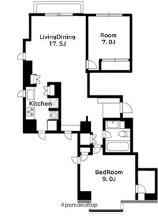 ルーフ御茶ノ水ヒルズ【1階】の間取り