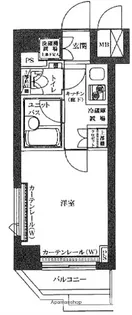 ルーブル錦糸町【7階】の間取り