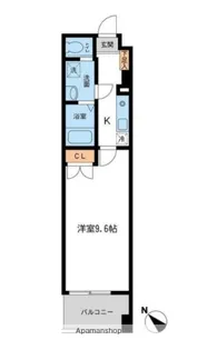 フィオーレ月島【2階】の間取り