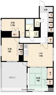 ツインパレス【3階】の間取り