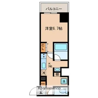 フェリス小石川【3階】の間取り