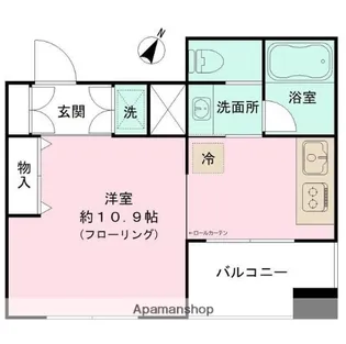 ブロッサム佃【2階】の間取り