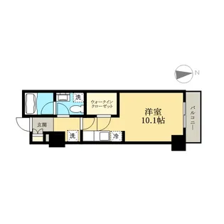 パークハビオ門前仲町【5階】の間取り