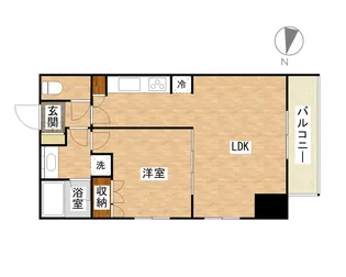 MFPRコート木場公園【4階】の間取り