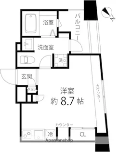 レニール本駒込【4階】の間取り