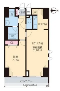 プレシャス音羽【6階】の間取り