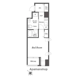 ニューシティアパートメンツ新川Ⅱ【7階】の間取り