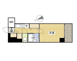 パークウェル門前仲町【9階】の間取り