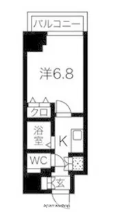 スパシエスタイル住吉【3階】の間取り