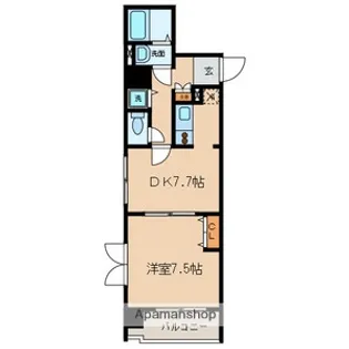 RADIANT IWAIDA【4階】の間取り