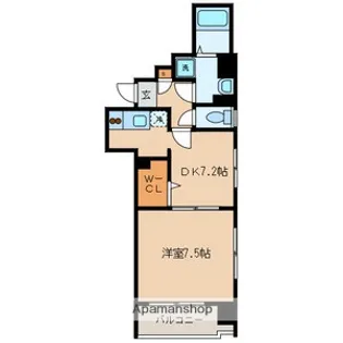 RADIANT IWAIDA【5階】の間取り