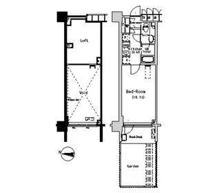 パークアクシス辰巳ステージ【1階】の間取り