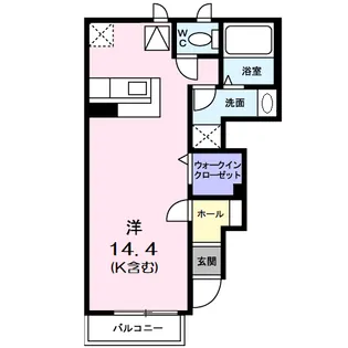 グレイスコート【1階】の間取り