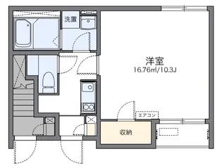レオネクストヤマキⅡ【1階】の間取り
