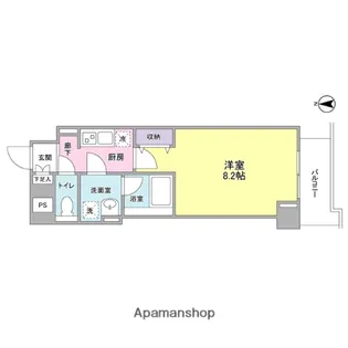 ルミエール門前仲町【2階】の間取り