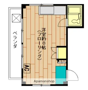 コーポ不二ビル【301号室】の間取り