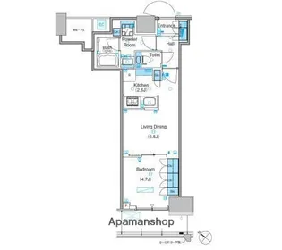 パークアクシス豊洲キャナル【14階】の間取り