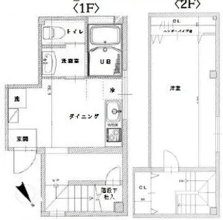 ベルメゾン【1階】の間取り