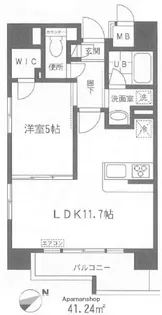 椿【7階】の間取り