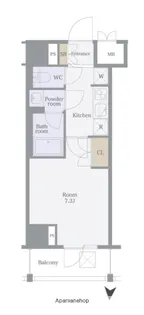 ヴィルドミール浅草橋【2階】の間取り