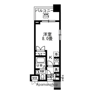 レジディア錦糸町【2階】の間取り