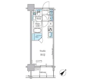 パークアクシス押上テラス【2階】の間取り