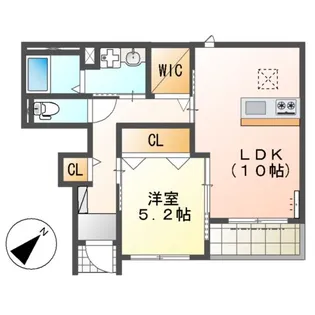 ブラン【1階】の間取り