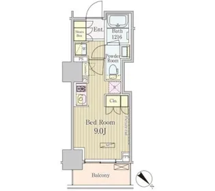 パークアクシス御茶ノ水【6階】の間取り