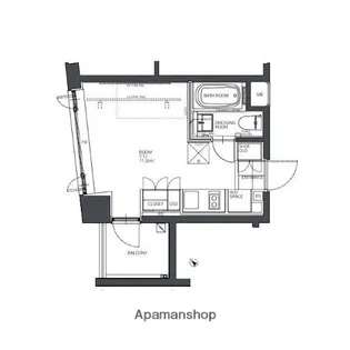 BPRレジデンス人形町【5階】の間取り