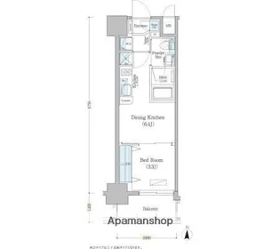 アーバネックス深川住吉【11階】の間取り