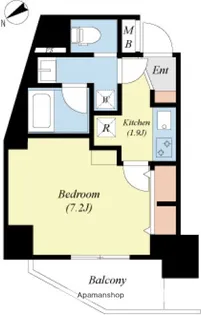 スカイコートグランデ清澄白河【6階】の間取り