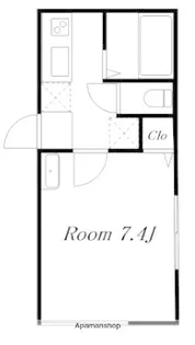 アトレ新井【203号室】の間取り
