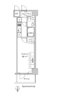 スペーシア住吉【5階】の間取り