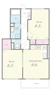 パストラルソフィア【1階】の間取り