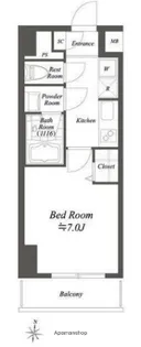 1Kの間取り画像