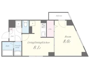 カルペンテリア エッセ【7階】の間取り