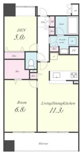 フェリシア【9階】の間取り