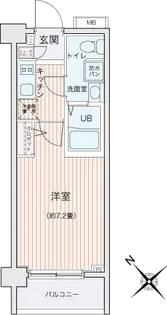 エコロジー都立大学レジデンス【6階】の間取り