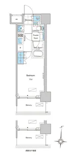 ルフォンプログレ清澄白河プレミア【8階】の間取り